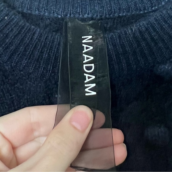 NWOT NAADAM Zayaa Cable Knit Wool & Cashmere Sweater - Picture 6 of 8